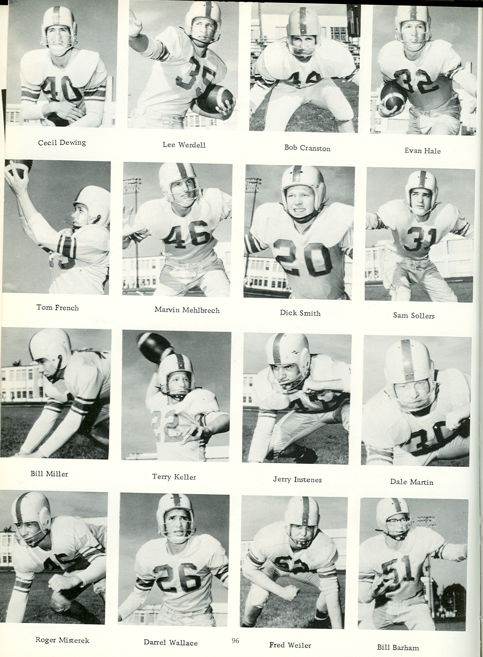 1957 varsity football photo #1 